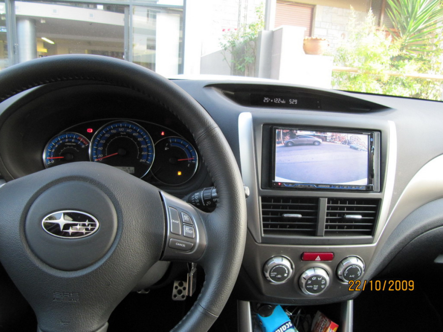 Εγκατάσταση 2DIN Car Cinema  Navigation Kenwood DDX8024BT - Navibox-Camera σε Subaru Forester 2009.