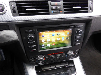 Εγκατάσταση Multimedia–Navigation εργοστασιακής εμφάνισης LM–M095 σε BMW E90 2008.