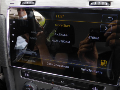 Εγκατάσταση οθόνης 10.1” της LM σε Volkswagen Golf 7.