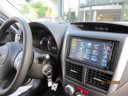 Εγκατάσταση 2DIN Car Cinema  Navigation Kenwood DDX8024BT - Navibox-Camera σε Subaru Forester 2009.