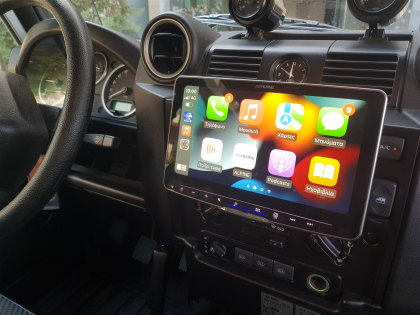 Εγκατάσταση Multimedia Alpine σε Land Rover Defender.