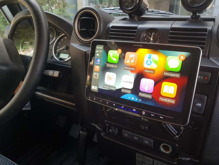 Εγκατάσταση Multimedia Alpine σε Land Rover Defender.