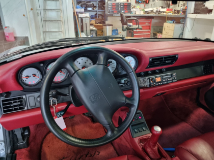 Εγκατάσταση radio/BT σε Porsche 911 Turbo 993.