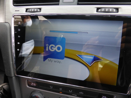 Εγκατάσταση οθόνης 10.1” της LM σε Volkswagen Golf 7.