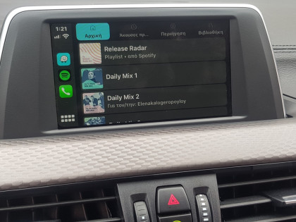 Εγκατάσταση CarPlay της Unique Auto σε BMW X2 F39 2019.