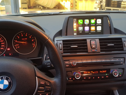 Εγκατάσταση Wireless Apple CarPlay, Media Player και Android Auto σε BMW 1 Series F20.