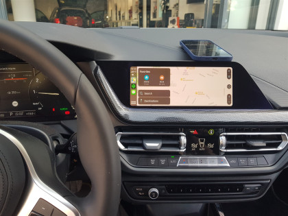 Εγκατάσταση Apple CarPlay και Android Auto σε BMW 1 Series 2022.