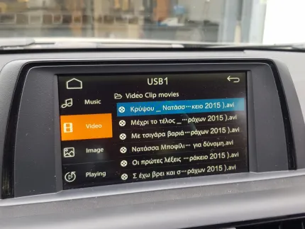 Εγκατάσταση Wireless Apple CarPlay, Android Auto και κάμερα οπισθοπορείας σε BMW F20 1 Series.