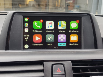Εγκατάσταση Wireless Apple CarPlay, Android Auto και κάμερα οπισθοπορείας σε BMW F20 1 Series.