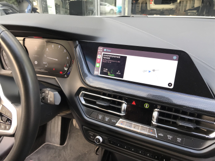 Εγκατάσταση Wireless CarPlay, Android Auto, Media Player & Rear Camera σε BMW 1 Series F40.