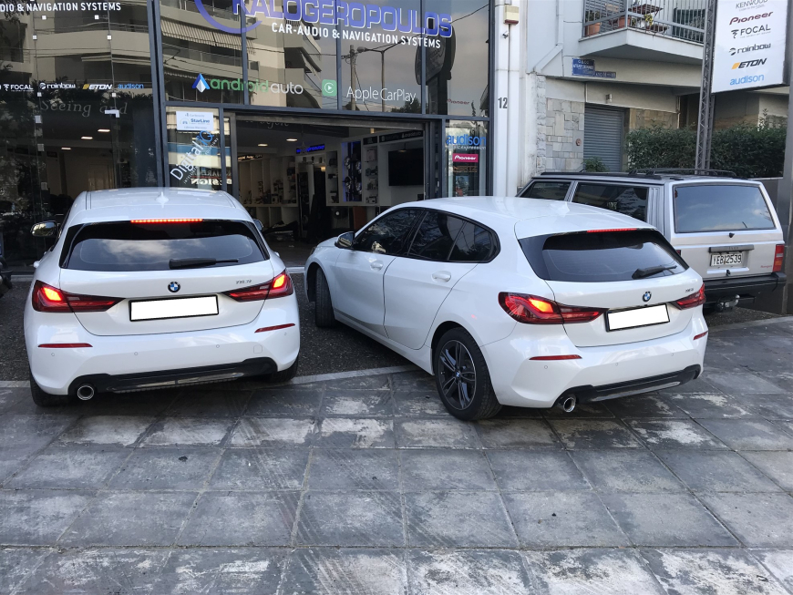 Εγκατάσταση Wireless CarPlay, Android Auto, Media Player & Rear Camera σε BMW 1 Series F40.