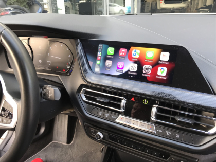 Εγκατάσταση Wireless CarPlay, Android Auto, Media Player & Rear Camera σε BMW 1 Series F40.