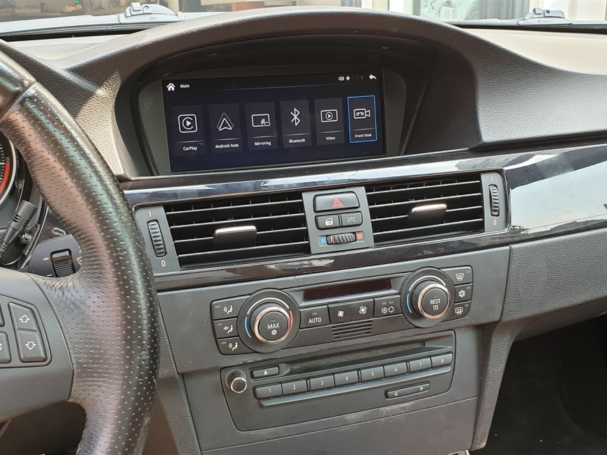 Εγκατάσταση Wireless CarPlay, Android Auto, Media Player & Κάμερες σε BMW 3 Series E92.