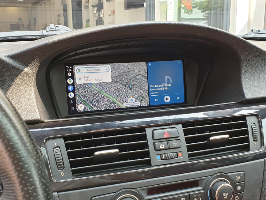 Εγκατάσταση Wireless CarPlay, Android Auto, Media Player & Κάμερες σε BMW 3 Series E92.