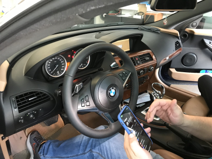 Εγκατάσταση Wireless CarPlay, Android Auto & Media Player σε BMW 6 Series E63 (CCC).