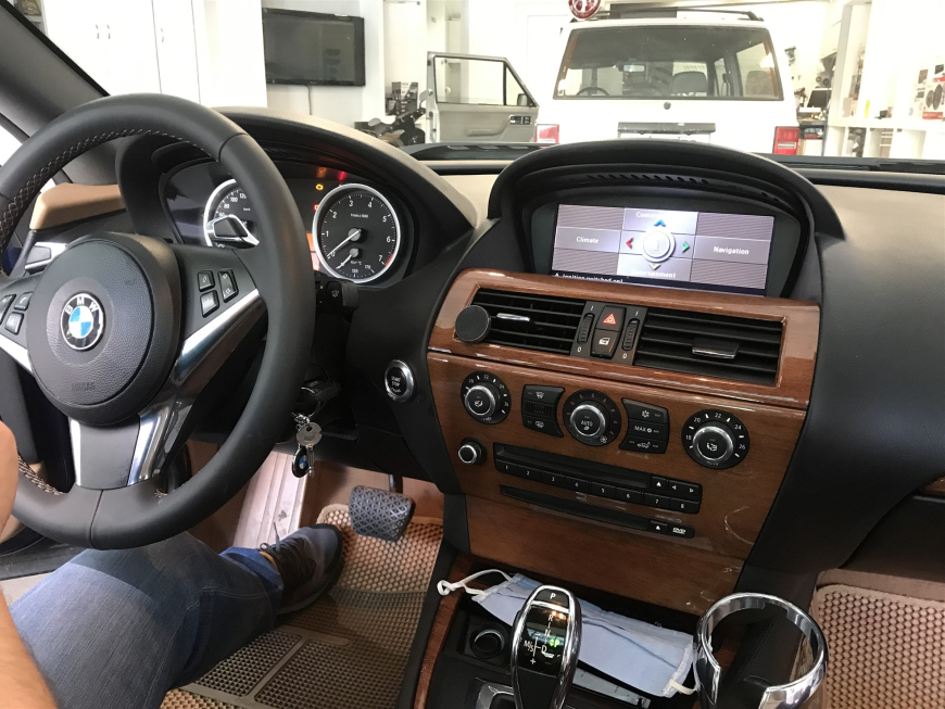 Εγκατάσταση Wireless CarPlay, Android Auto & Media Player σε BMW 6 Series E63 (CCC).