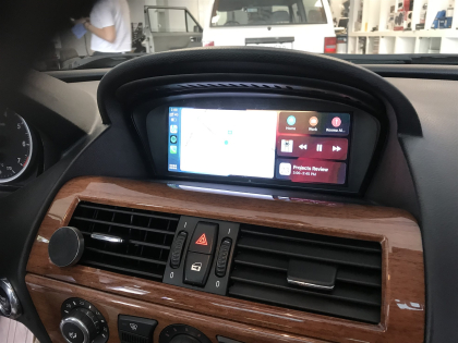 Εγκατάσταση Wireless CarPlay, Android Auto & Media Player σε BMW 6 Series E63 (CCC).