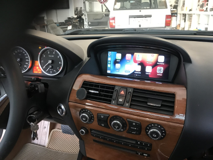 Εγκατάσταση Wireless CarPlay, Android Auto & Media Player σε BMW 6 Series E63 (CCC).