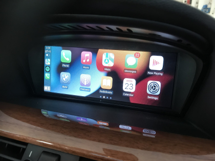 Εγκατάσταση Wireless CarPlay, Android Auto & Media Player σε BMW 6 Series E63 (CCC).