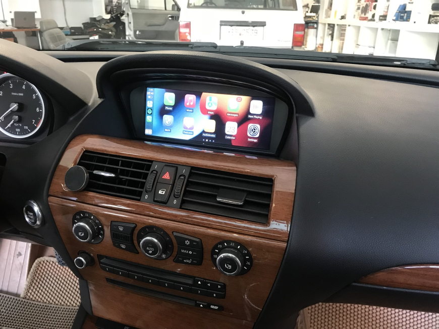 Εγκατάσταση Wireless CarPlay, Android Auto & Media Player σε BMW 6 Series E63 (CCC).