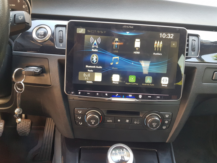 Εγκατάσταση οθόνης 9" Alpine iLX-F905D σε BMW E90 / E91 / E92.