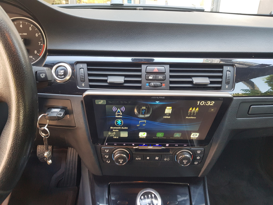 Εγκατάσταση οθόνης 9" Alpine iLX-F905D σε BMW E90 / E91 / E92.