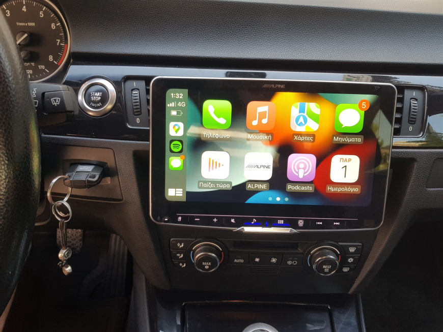 Εγκατάσταση οθόνης 9" Alpine iLX-F905D σε BMW E90 / E91 / E92.