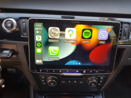 Εγκατάσταση οθόνης 9" Alpine iLX-F905D σε BMW E90 / E91 / E92.