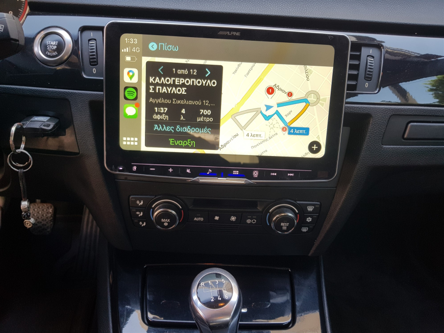 Εγκατάσταση οθόνης 9" Alpine iLX-F905D σε BMW E90 / E91 / E92.