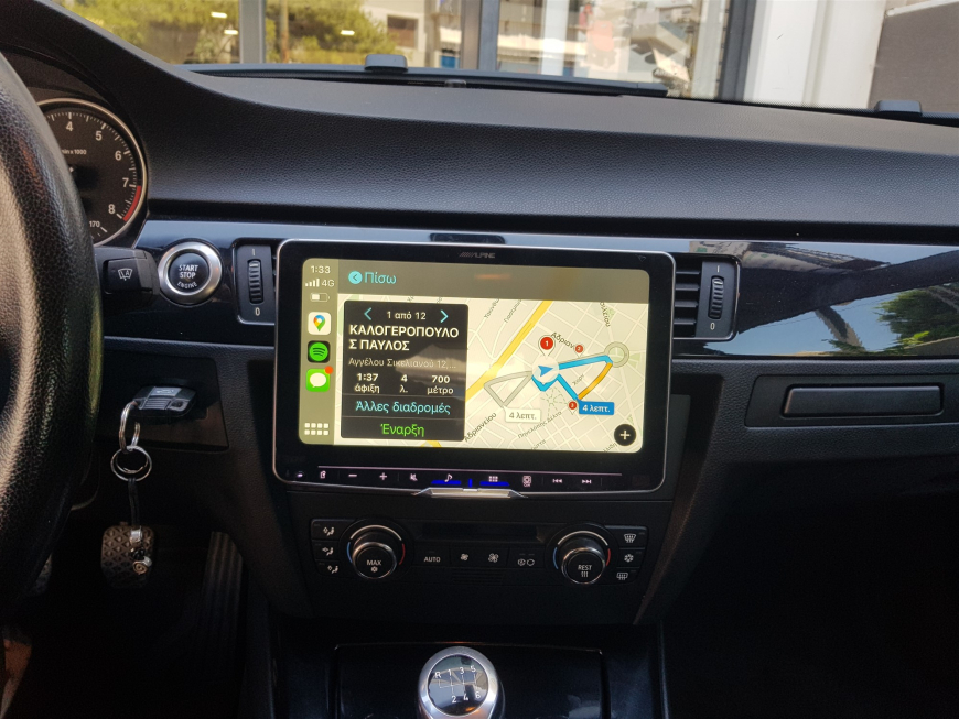 Εγκατάσταση οθόνης 9" Alpine iLX-F905D σε BMW E90 / E91 / E92.