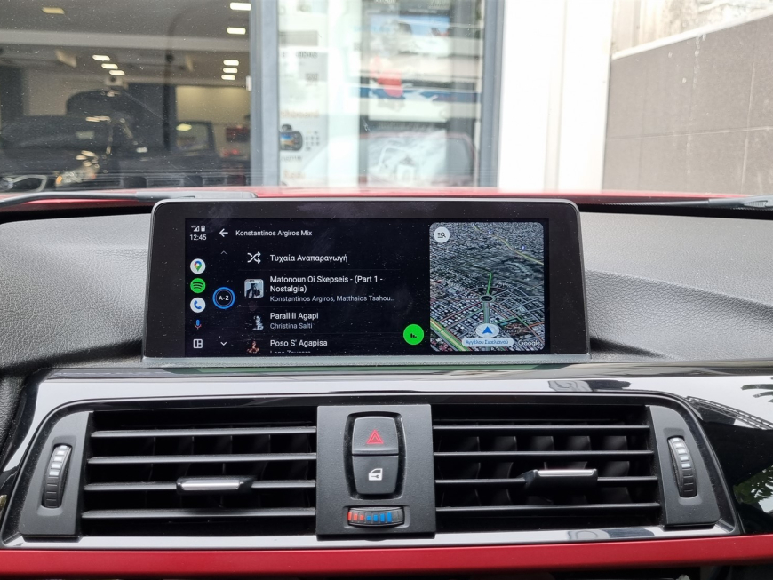 Εγκατάσταση Wireless CarPlay, Android Auto & Media Player σε BMW F30 Sedan.