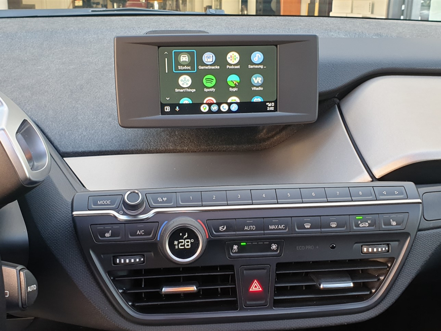 Εγκατάσταση Wireless CarPlay, Android Auto, Rear Camera & Media Player σε BMW i3   I01