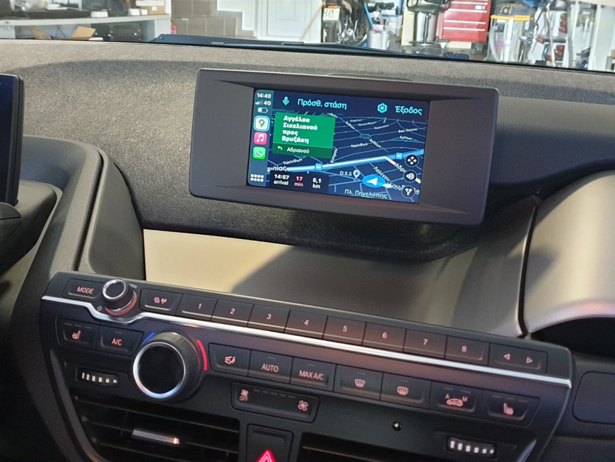 Εγκατάσταση Wireless CarPlay, Android Auto, Rear Camera & Media Player σε BMW i3   I01