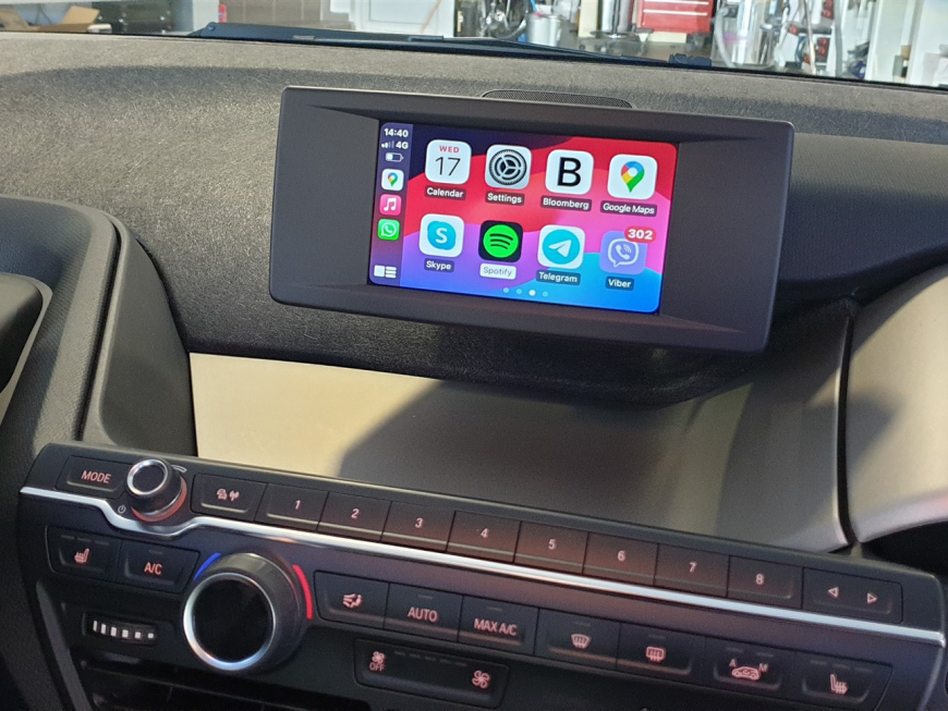 Εγκατάσταση Wireless CarPlay, Android Auto, Rear Camera & Media Player σε BMW i3   I01