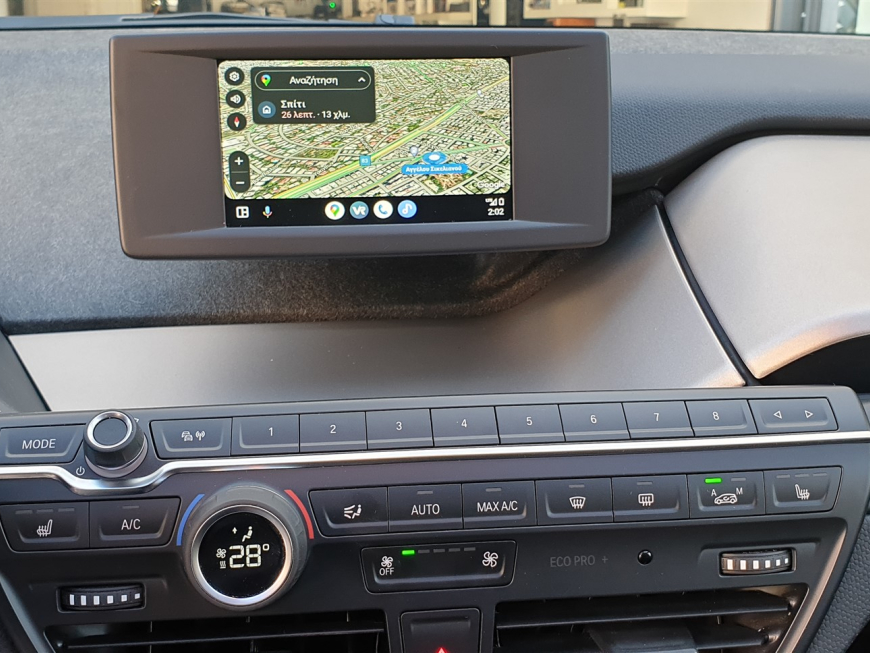 Εγκατάσταση Wireless CarPlay, Android Auto, Rear Camera & Media Player σε BMW i3   I01