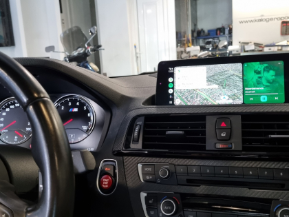 Εγκατάσταση Wireless CarPlay, Android Auto, Rear Camera & Media Player σε BMW M2 F87.
