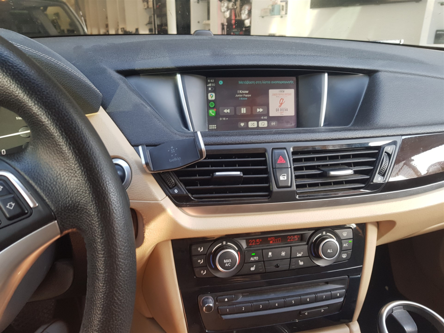Εγκατάσταση Apple CarPlay, Android Auto και Media Player σε BMW X1 E84.