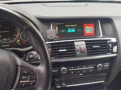 Εγκατάσταση Unique Auto Wireless Apple CarPlay, Android Auto και Media Player σε BMW X3 F48.