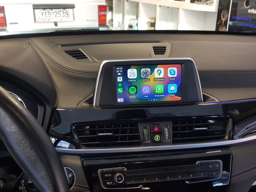 Εγκατάσταση Apple CarPlay, Android Auto και Media Player σε BMW X1 F48.