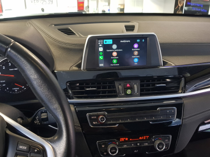Εγκατάσταση Apple CarPlay, Android Auto και Media Player  σε BMW X1 F48.