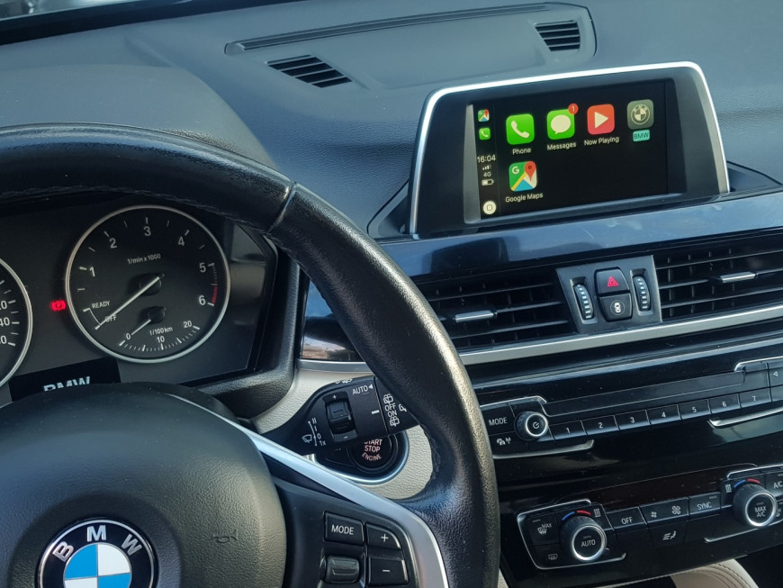 Εγκατάσταση Wireless Apple CarPlay και Android Auto σε BMW X1 F48 CIC-HIGH iDrive.