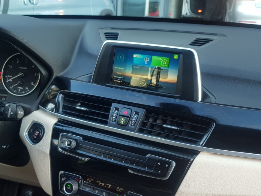 Εγκατάσταση Wireless Apple CarPlay και Android Auto σε BMW X1 F48 CIC-HIGH iDrive.