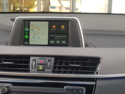 Εγκατάσταση Wireless Apple CarPlay, Android Auto σε BMW X2 F39 2019.