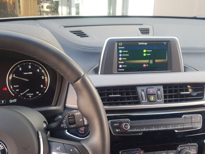 Εγκατάσταση Wireless Apple CarPlay, Android Auto σε BMW X2 F39 2019.