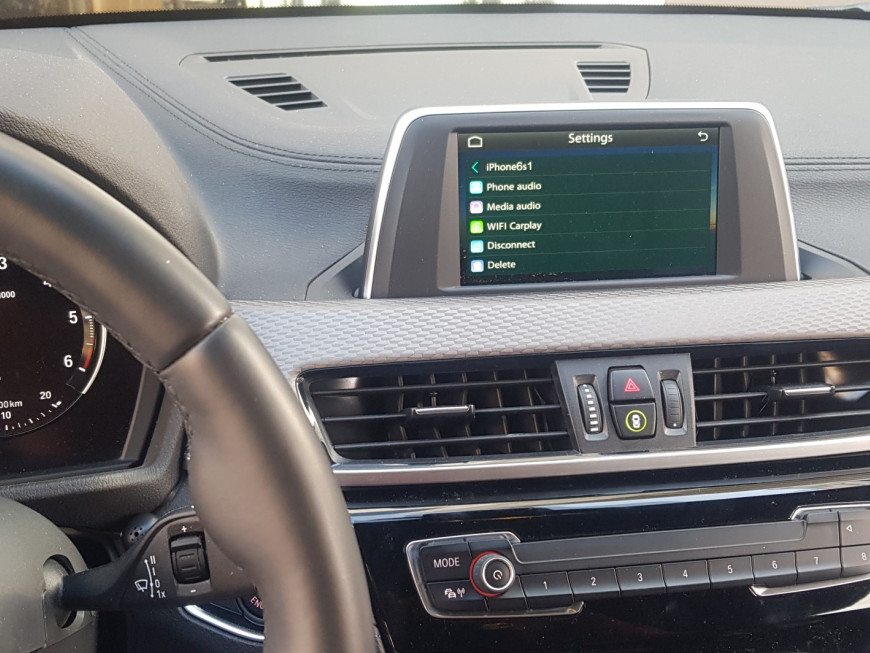 Εγκατάσταση Wireless Apple CarPlay, Android Auto σε BMW X2 F39 2019.
