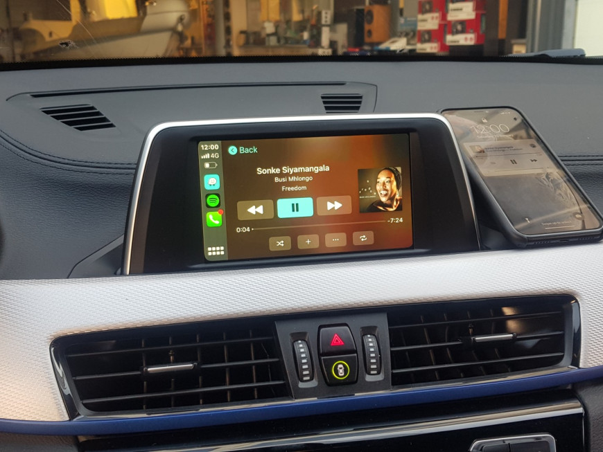 Εγκατάσταση Wireless Apple CarPlay, Android Auto σε BMW X2 F39 2019.