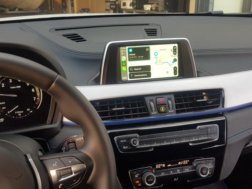 Εγκατάσταση Wireless Apple CarPlay, Android Auto σε BMW X2 F39 2019.