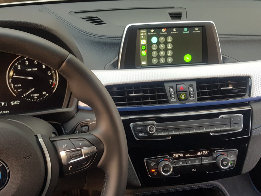Εγκατάσταση Wireless Apple CarPlay, Android Auto σε BMW X2 F39 2019.