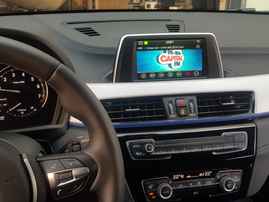 Εγκατάσταση Wireless Apple CarPlay, Android Auto σε BMW X2 F39 2019.