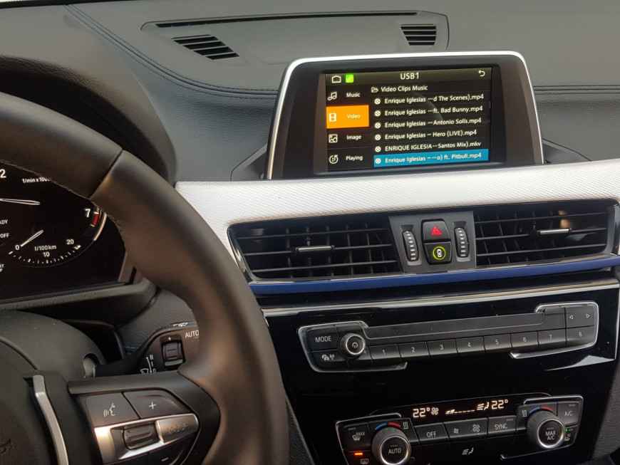 Εγκατάσταση Wireless Apple CarPlay, Android Auto σε BMW X2 F39 2019.